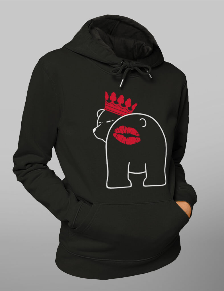 Organischer Unisex Pulli // Auf die Backe