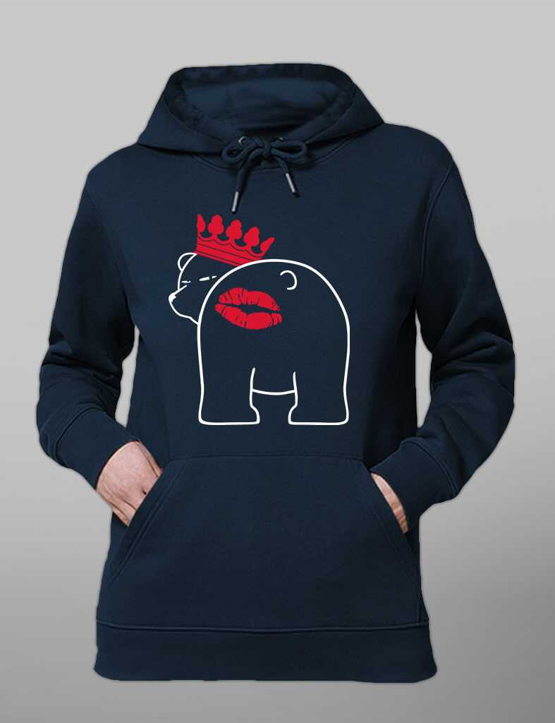 Organischer Unisex Pulli // Auf die Backe